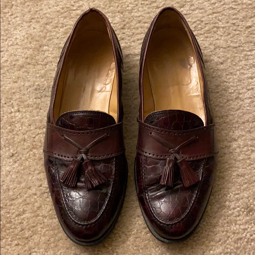 Johnston  Murphy Cellini Leather Tassel Loafers